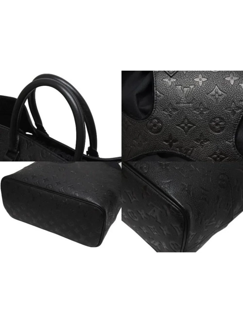 Louis Vuitton Comme Des Garcons Rei Kawakubo Tote Bag with Holes MM Monogram